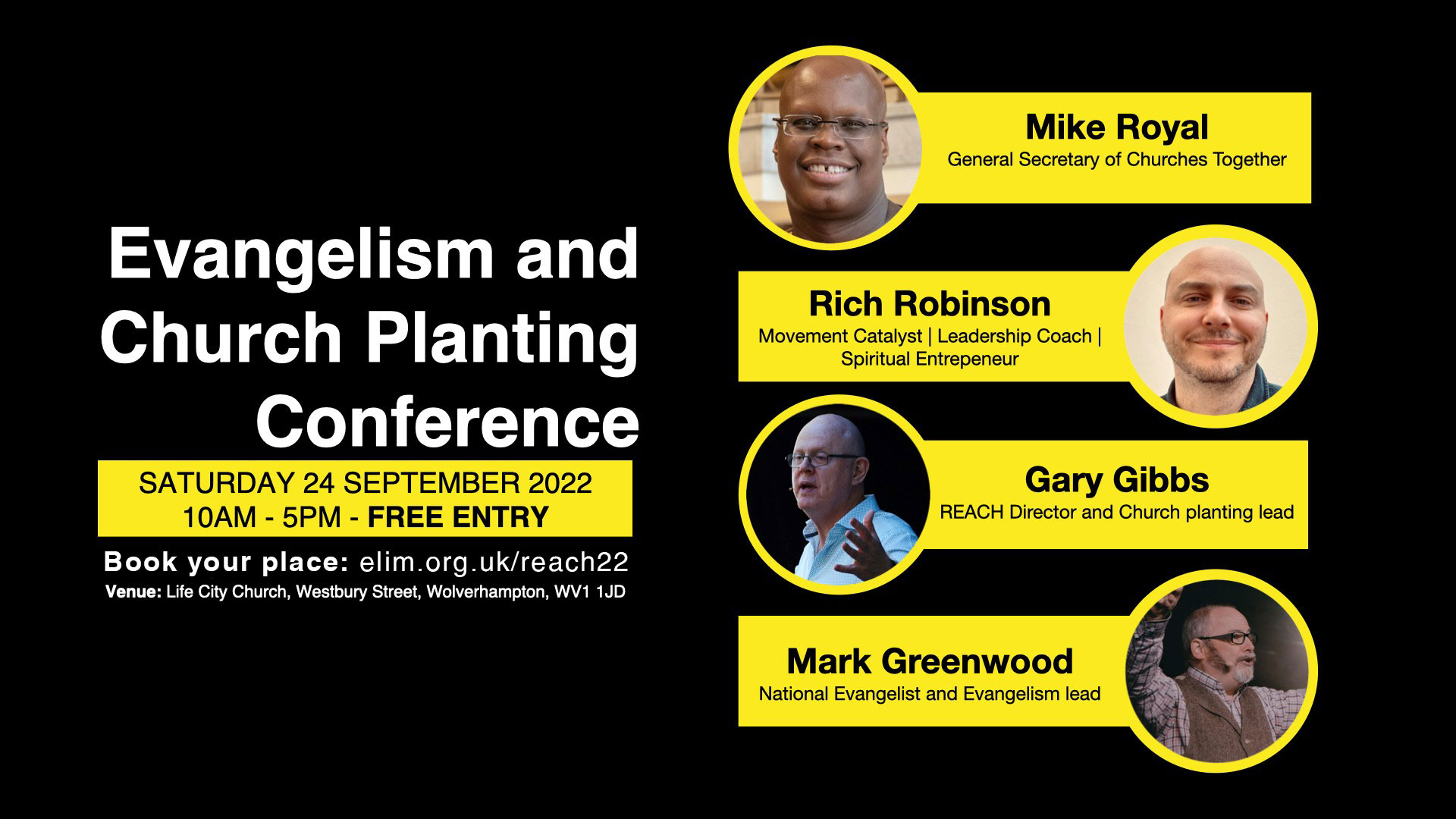 Be inspired at our Evangelism and church planting conference