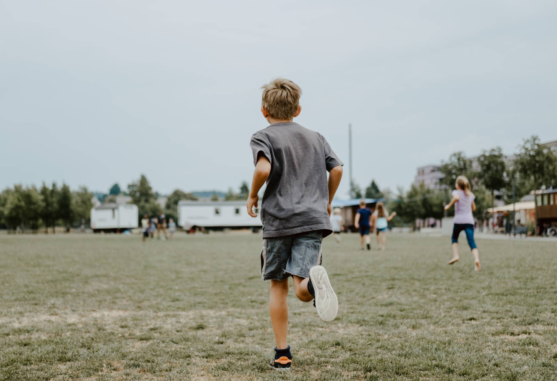 Boy running