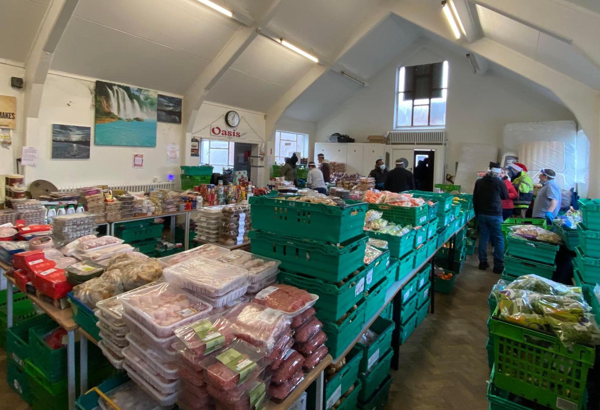 Image of food bank at Watford Elim