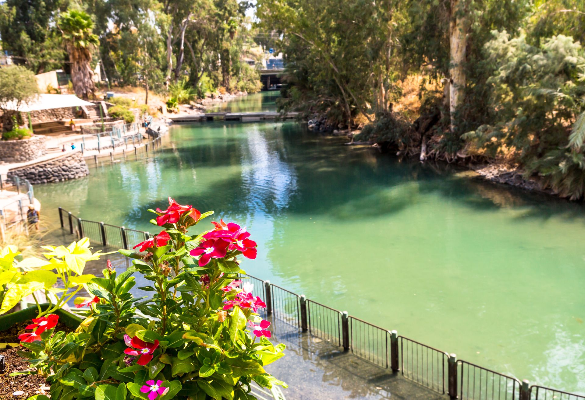 Picture of the Baptismal area of the River Jordan