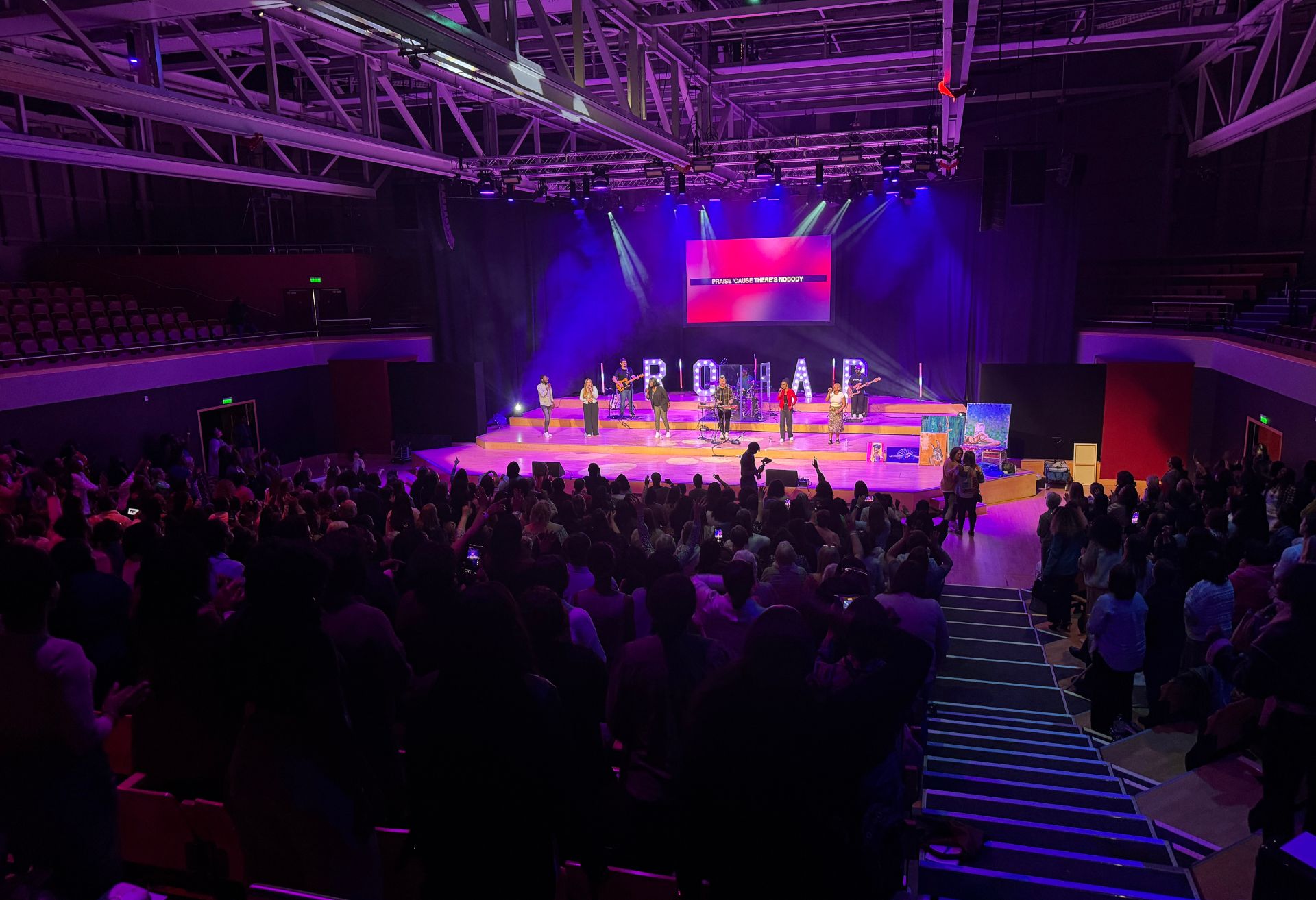 Photograph taken at the ROAR women’s event in Warwick Arts Centre