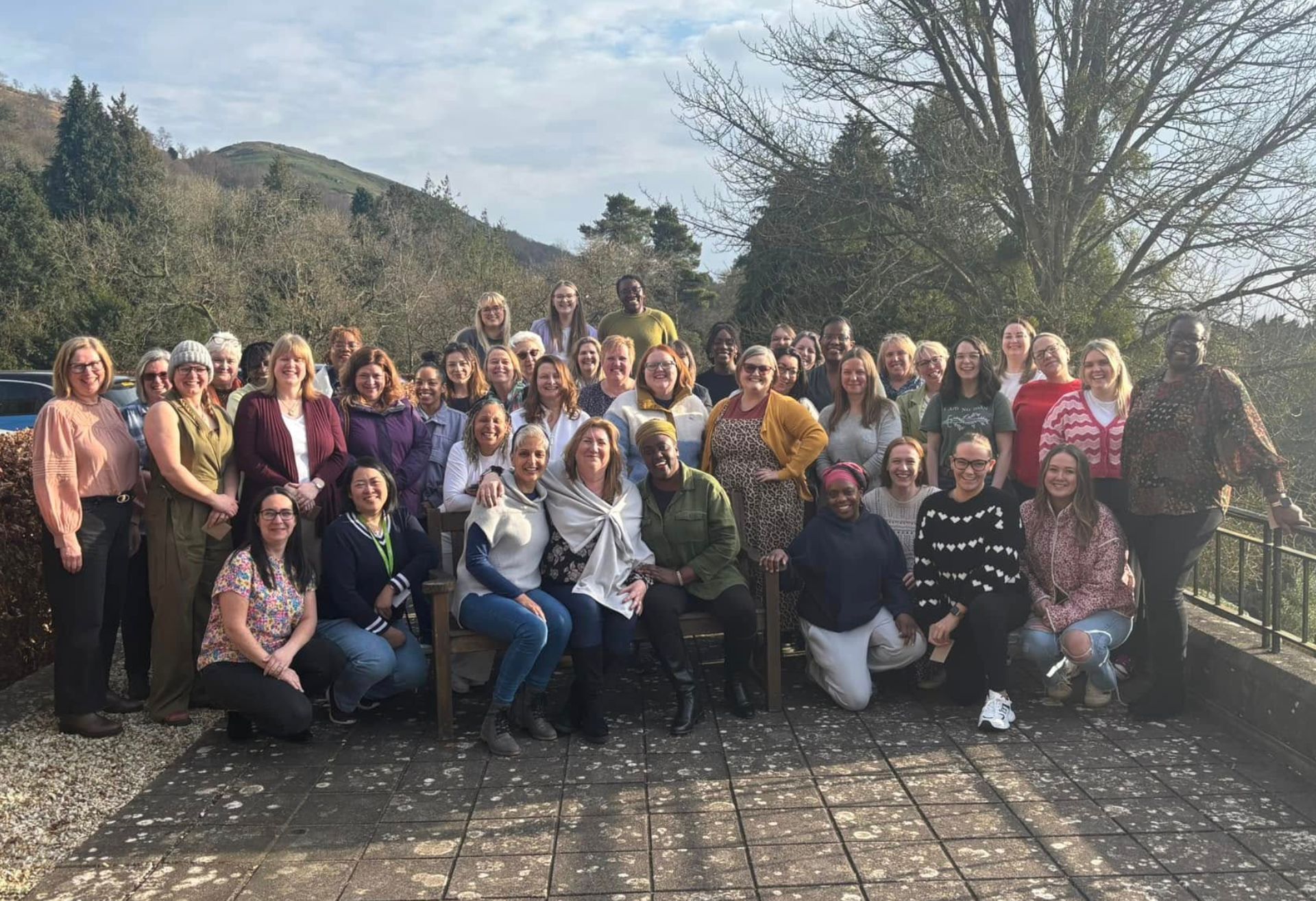 Photograph of Sacred Company conference attendees