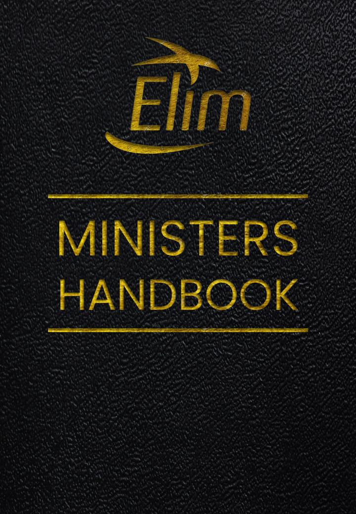 Elim Ministers Handbook