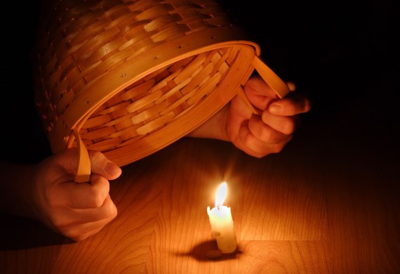 Why you can’t hide your light under a bushel