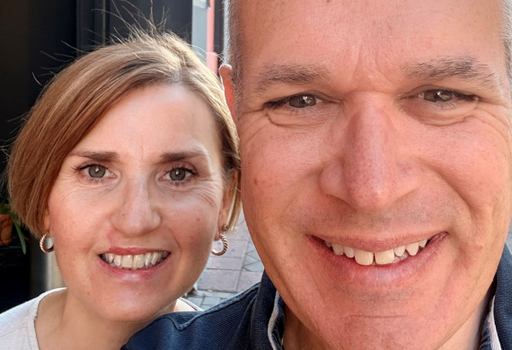 Lee and Fiona Trabucchi