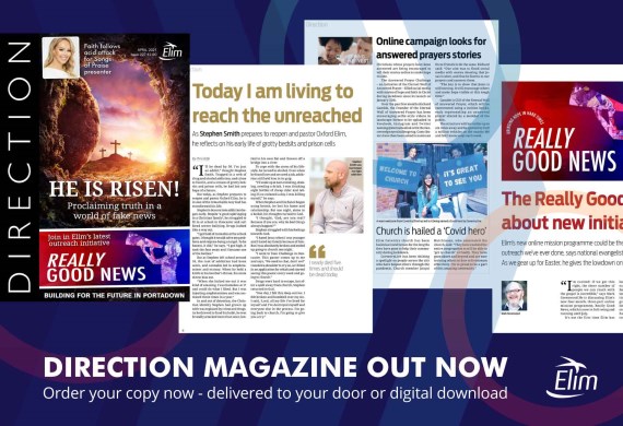 He is risen - April's Direction Magazine is out now